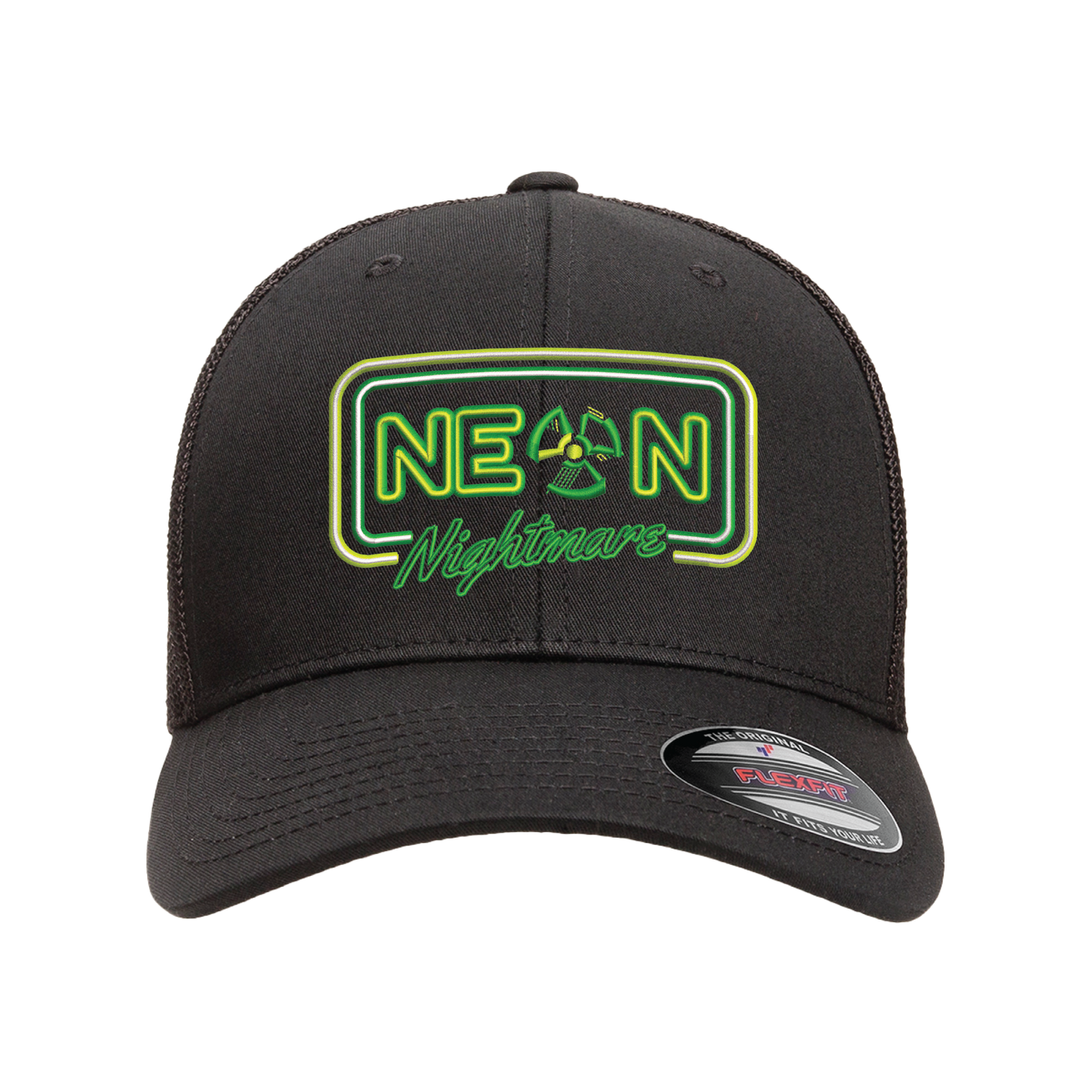 NEON NIGHTMARE BLACK FLEX FIT 6511