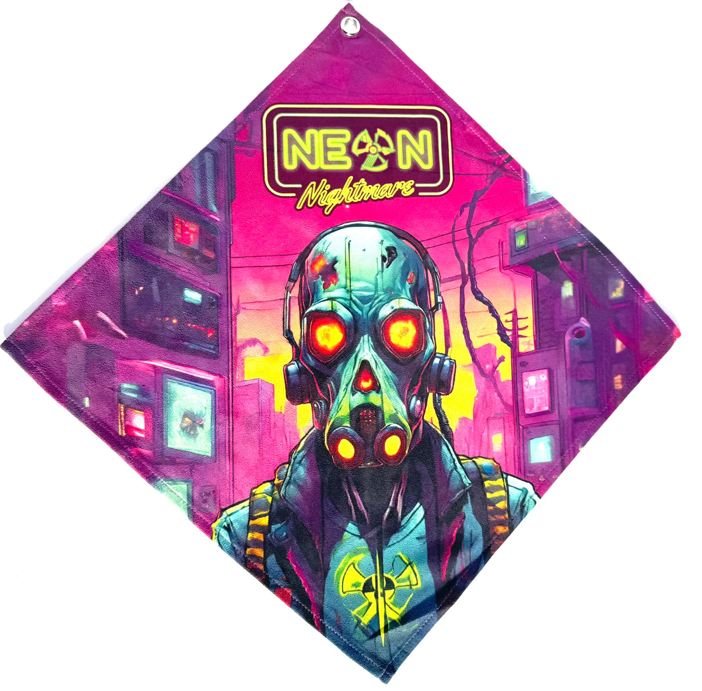 Neon Nightmare Radioactive Towel