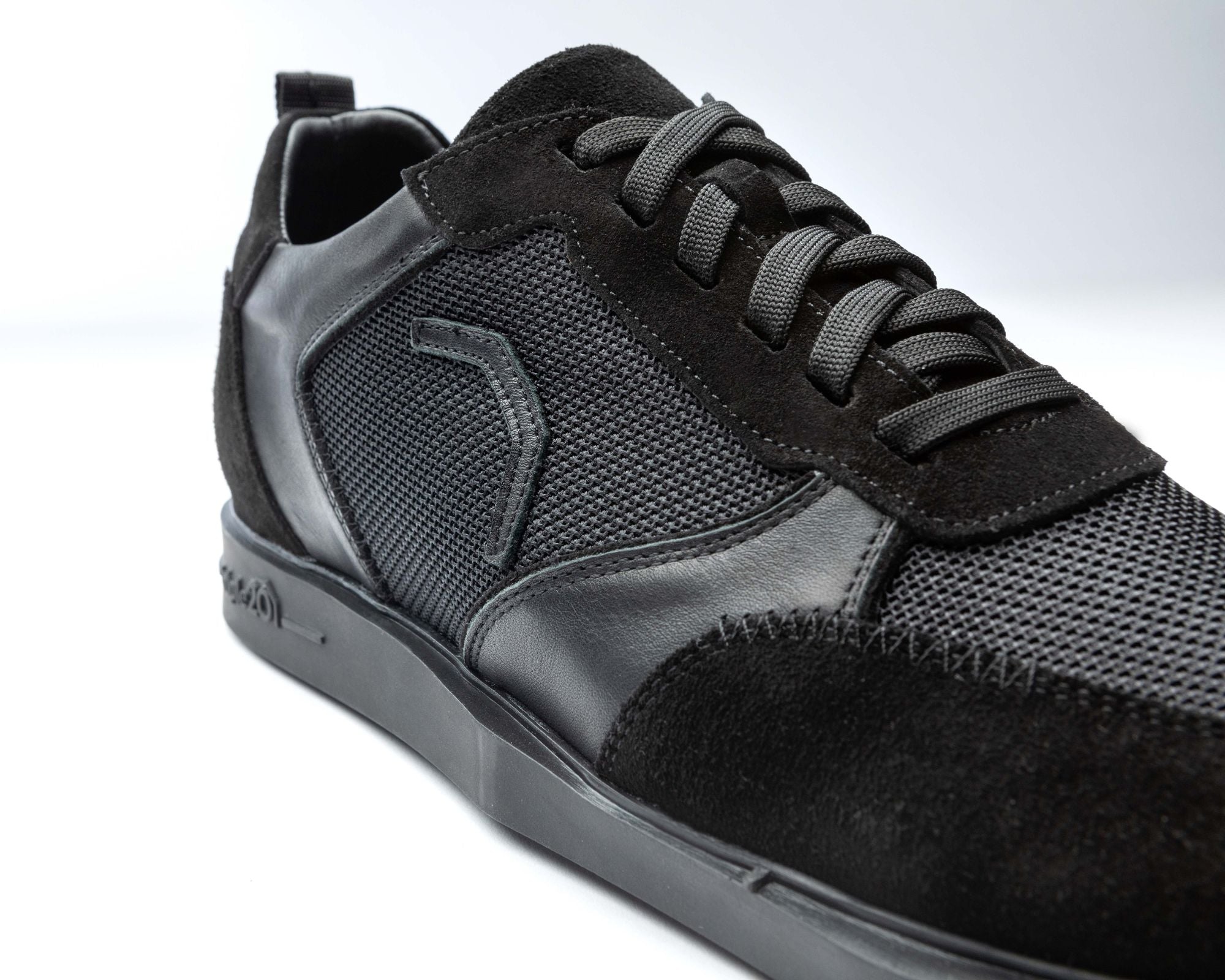 Triple 20 Dart Shoe (Black / smooth leather / suede / mesh) – Stowe ...